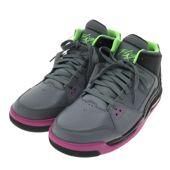 Men's Jordan Flight Origin Basketball Shoes, 599593 090 Cool Grey/BlK - Picture 1 of 11